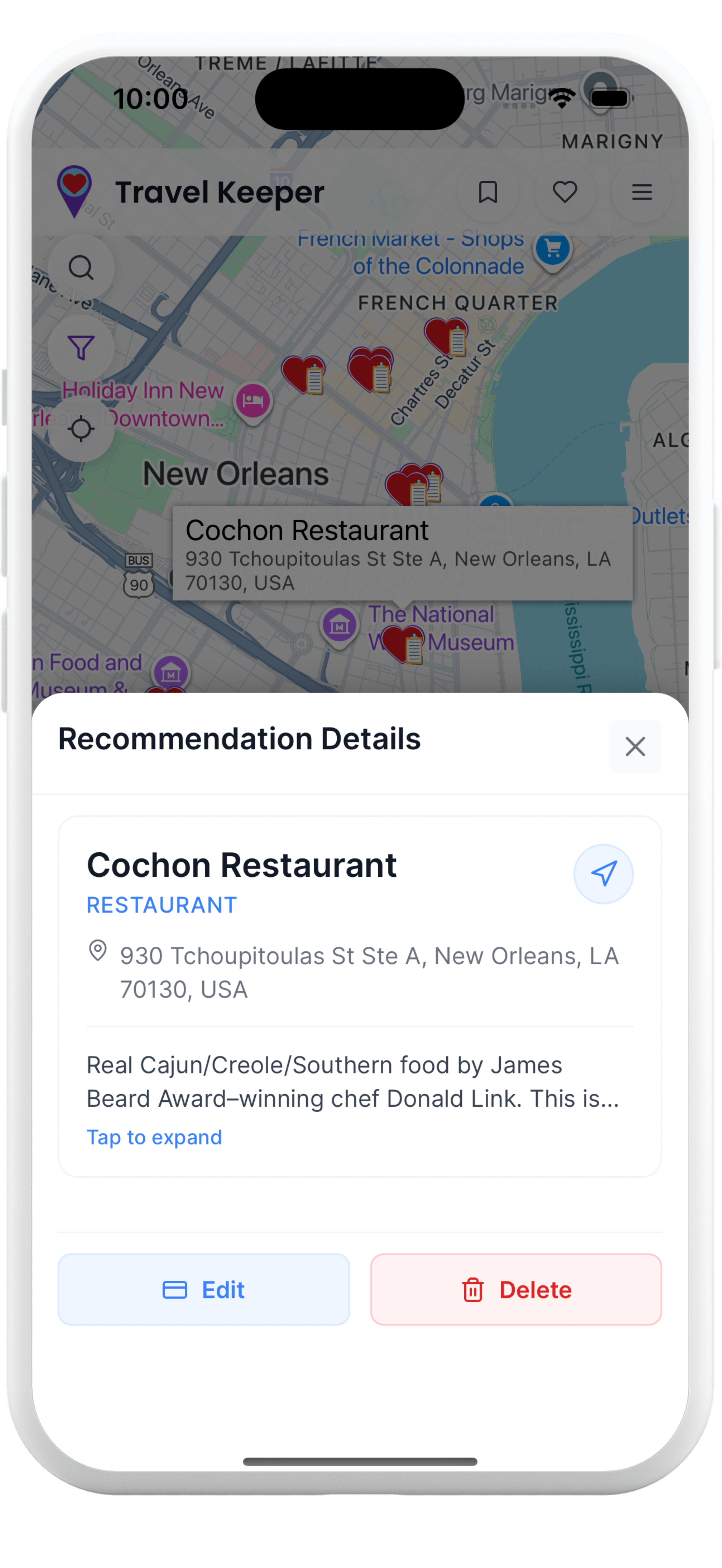 Save Recommendations