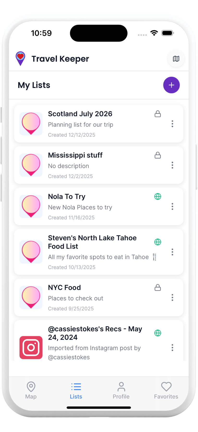 Create Lists
